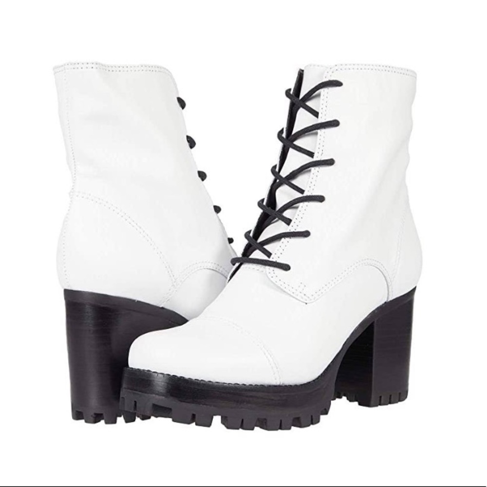 EXPRESS Lace-Up Platform White Boot - Picture 12 of 15